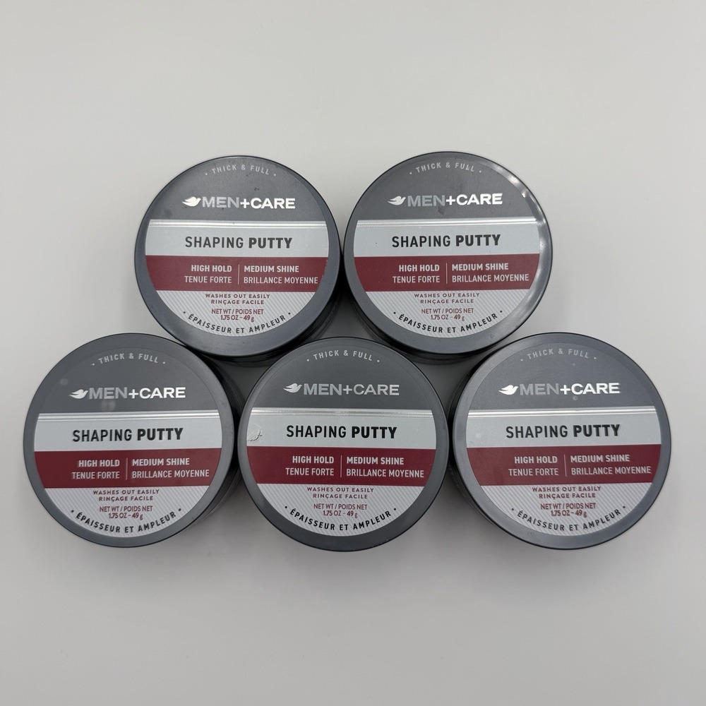 (5) Dove Men + Care Shaping Putty Hair Product High Hold Medium Shine